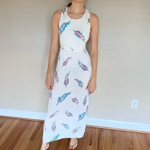 Forever 21 maxi dress with open back. Size Small